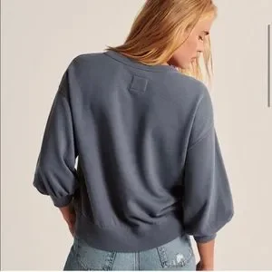 Abercrombie Balloon Sleeve Sweatshirt